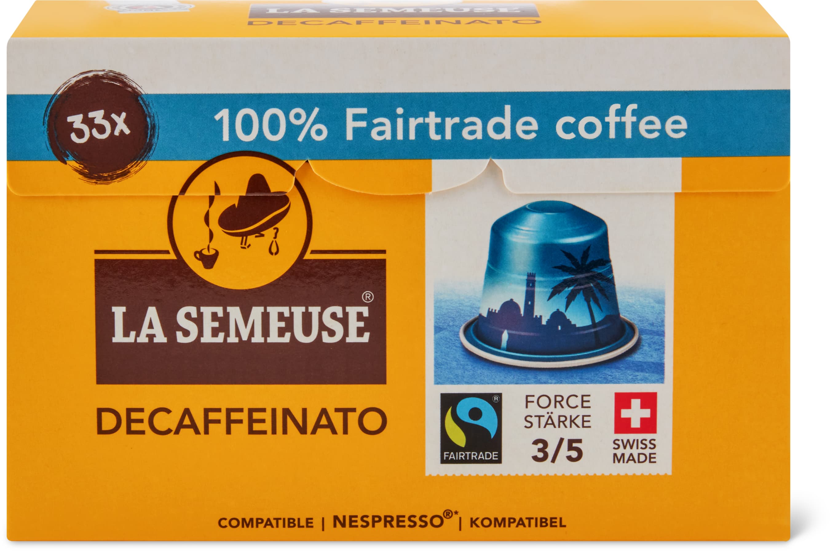 La Semeuse Decaffeinato 33 Kapseln Nespresso kompatibel